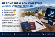 Úradné preklady v Martine – Agentúra KVALITNY PREKLAD